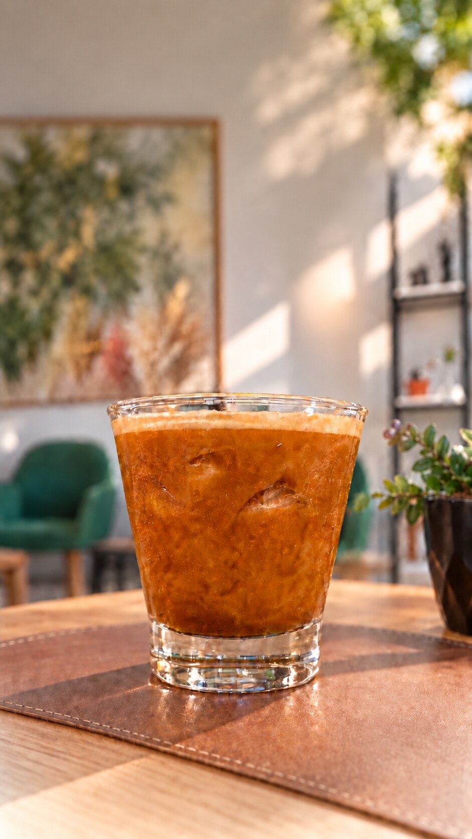Espresso aerado gelado do Zephýr Café